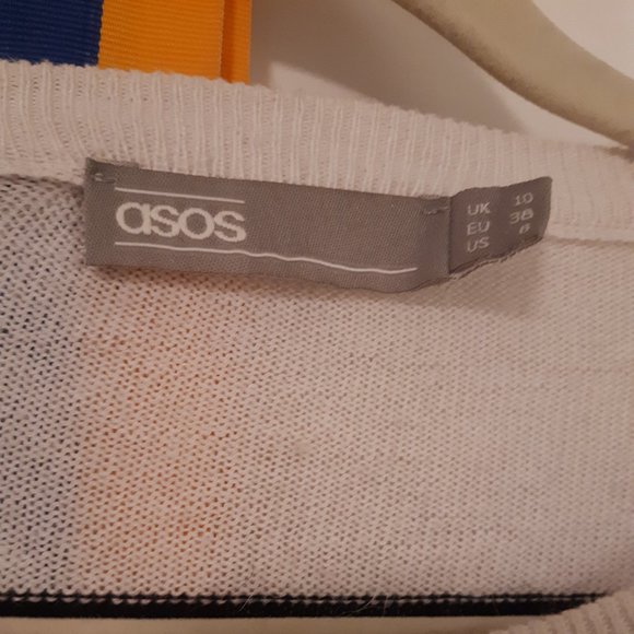 Asos cozy black and white striped sweater - Picture 3 of 3